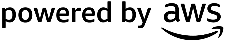 powered by AWS logo.