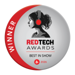 RedTech IBC2026 Best In Show Winner badge.